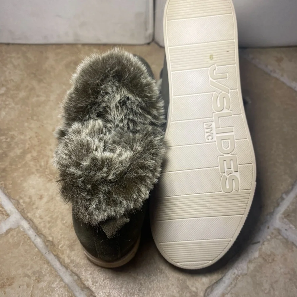 New J/SLIDES Women's Sean‎ Cold Weather Booties Genuine Suede Winter Cozy Warm